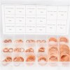 16Size 160PCS Copper Washer Kit Copper Washer Assortment OEM ODM Copper Flat Washer