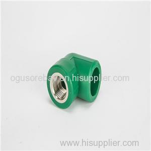 PPR Fitting Female Elbow PPR Pipe Fittings With Brass Insert Cap