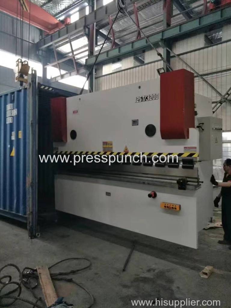 Hydraulic press brake and shearing machine exported to Iraq