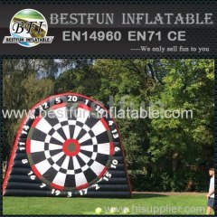 Soccer goal with shooting target /inflatable soccer goal