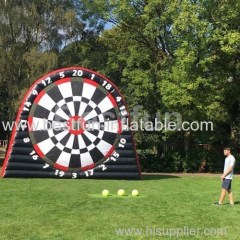 Velcro soccer darts target