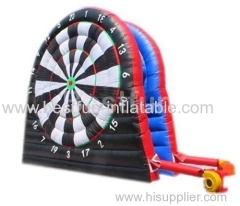 Inflatable soccer dart for adults