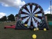 inflatable foot darts soccer dart board