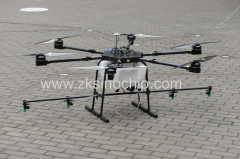 carbon fiber multi motors crop pesticide spray drone with GPS