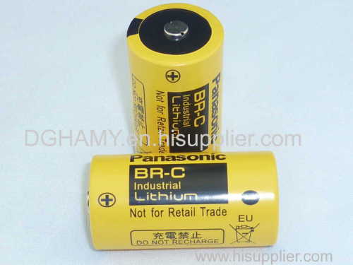 Panasonic 3V 5000MAH C size lithium battery/PLC battery BR-C