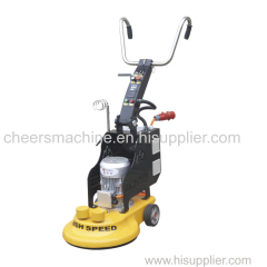 Concrete grinding machine with vacuum cleaner