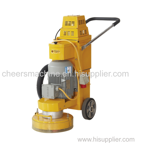 Concrete grinding machine with vacuum cleaner