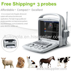 Portable animal color doppler