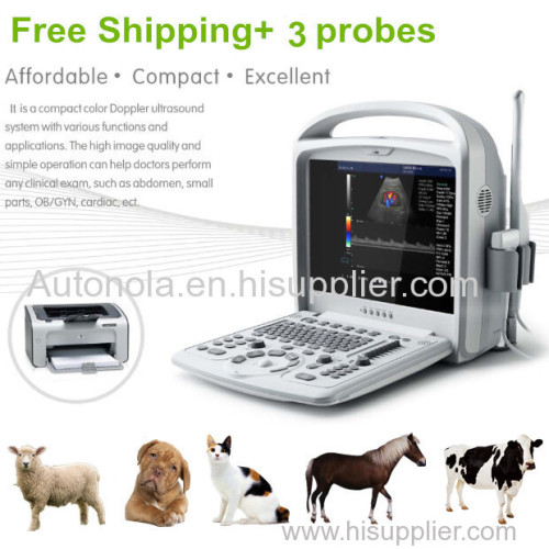 Veterinary/Animal Portable Color Doppler