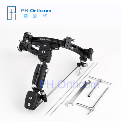 Hybrid Ring External Fixator with PEEK for Proximal and Distal Tibial Fractures