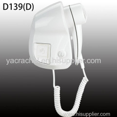 Wall Mounted Hair Dryer for 5 Stars Hotel