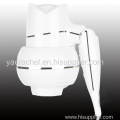 Wall-Mounted Luxurious ABS White Hair Dryer for Hotel Bathroom