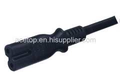 finger 8 connector 2-pin SAA power cord connector