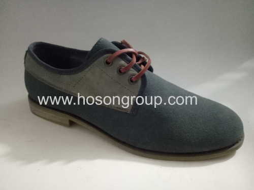 PU suede lace mens office shoes