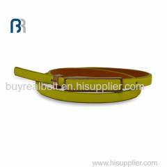 Golden Press Buckle PU Belts