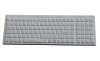 IP68 sealed flat waterproof medical silicone keyboard with backlight