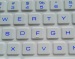 washable sealed silicone medical keyboard with backlight and magentic