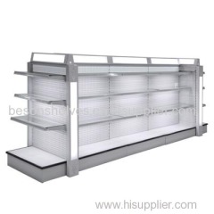 Shampoo cosmetics shelving for supermarket