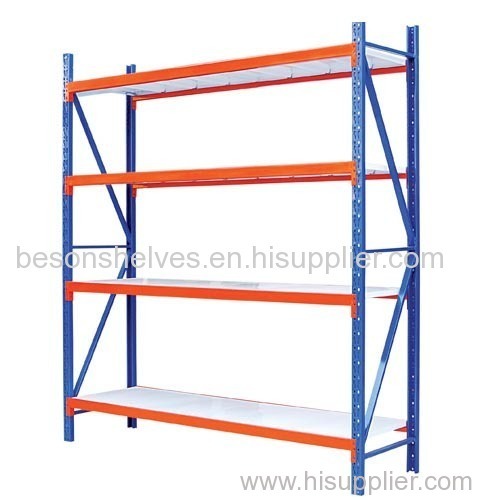 4 Layers Middle Duty Warehouse Rack Industrial Shelving 2000x600x2000mm