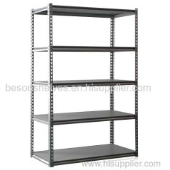 5 Layers Boltless Shelving Grey Color Garage Shelving