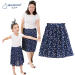 pleated chiffon parent-child skirt