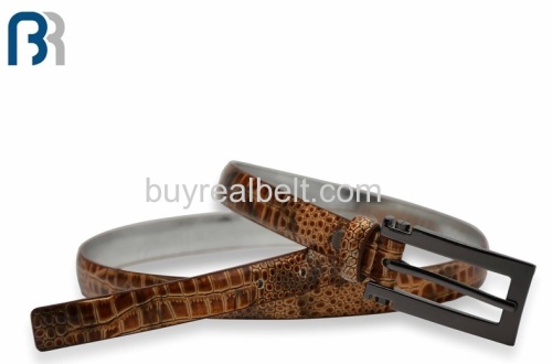 Ladies Snake Surface Feather Belt