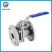 Wafer flanged ball valve with ISO5211 moungting pad