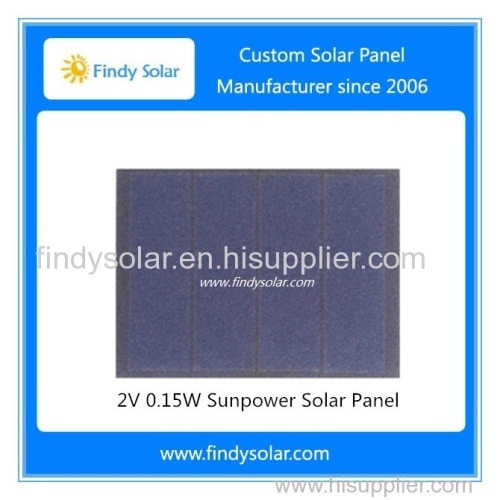 2V mini Solar Panel 0.15W Size 40x30mm