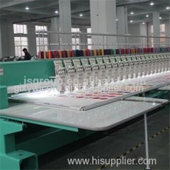 Multi-head Flat 6 Needles Computerized Embroidery Machine