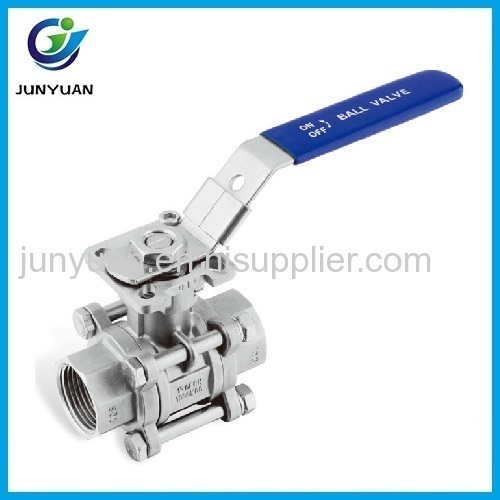 STAINLESS STEEL BALL VALVE WITH ISO5211