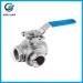 3WAY CONNECTION BALL VALVE WITH ISO5211 MOUNTING PAD