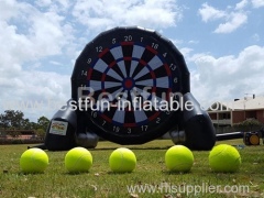 Inflatable velcro soccer darts