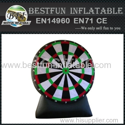 inflatable dartboard soccer game