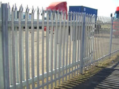 Galvanised Steel Palisade Fencing - Choice for Security Fencing
