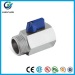 F/F MINI STAINLESS STEEL MINI BALL VALVE WITH HANDLE