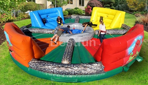 Thrilling inflatable hungry hippos game Dash N Grab game
