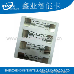 Custom ntag213 wet inlay programmable printable tamper proof micro NFC tag