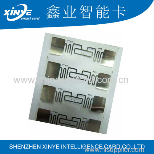 Custom ntag213 wet inlay programmable printable tamper proof micro NFC tag