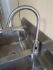 High goose neck faucet