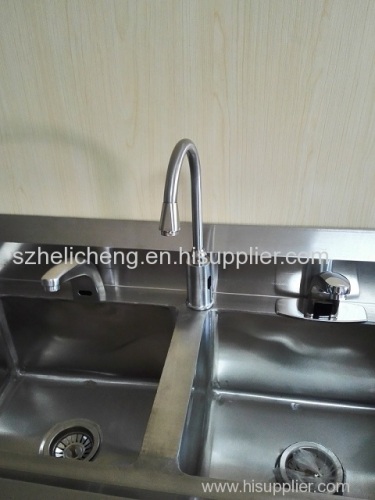 High goose neck faucet