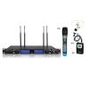 S20 Dual Channels UHF Wireless Microphone With Max Operation Distance 500 Meters