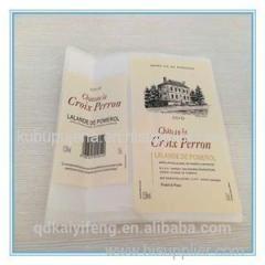 Custom Printed Adhesive Sticker For Red Wine Paper Labels