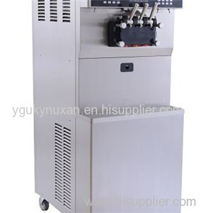 Gravity Feed Double Cooling System Soft Ice Cream Machine