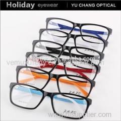 Balck Frame Color Sllim Legs Square Acetate Reading Eyewear