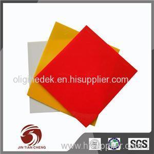 Red Blue Black Colored Polypropylene Plastic Sheet