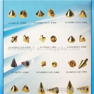 Wholesale High Quality Zinc Alloy Spike Nail For Handbag/Clothing/Wrist Band