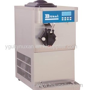 Gravity Feed Single Flavor Table Type Soft Ice Cream Machine