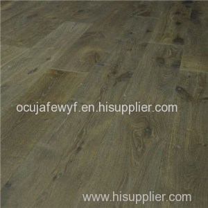 2 Layer Oak Flooring Brushed Smoked