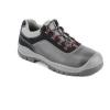 Low Cut Gray Split Smooth Leather Upper Dual-density PU Outsole ISO 20345 Safety Shoes