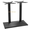 Restaurant Black Cast Iron Metal Dining Table Base